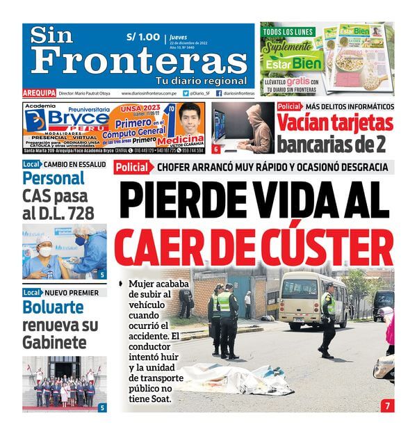  DIARIO SIN FRONTERAS AREQUIPA 22122022