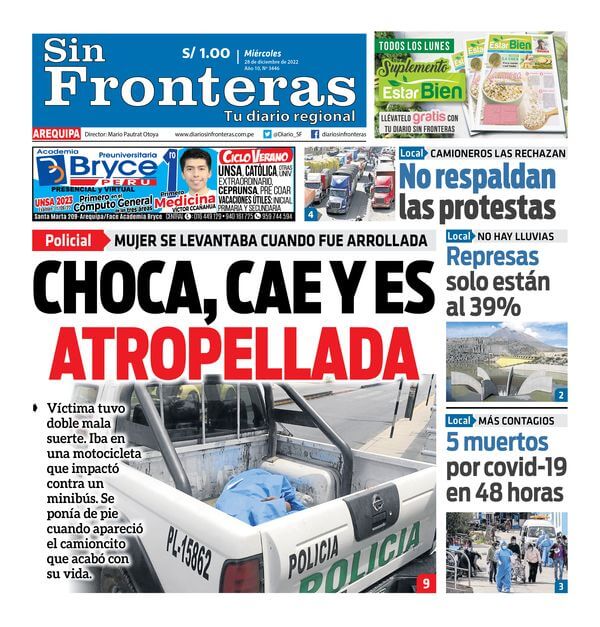  DIARIO SIN FRONTERAS AREQUIPA 28122022