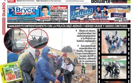 PORTADA SIN FRONTERAS PUNO