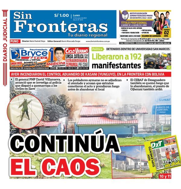 DIARIO SIN FRONTERAS