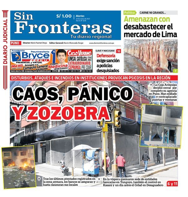 PORTADA DIARIO SIN FRONTERAS