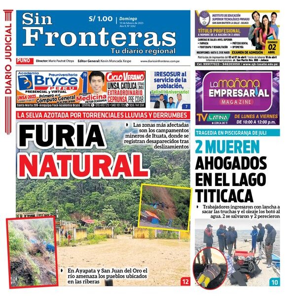  DIARIO SIN FRONTERAS PUNO 19022023