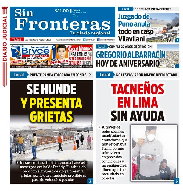 DIARIO SIN FRONTERAS