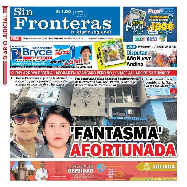  DIARIO SIN FRONTERAS PUNO   15062023