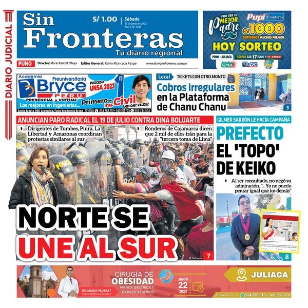  DIARIO SIN FRONTERAS PUNO 17062023