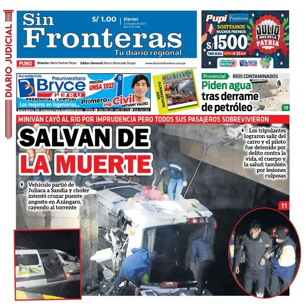  DIARIO SIN FRONTERAS PUNO 23062023