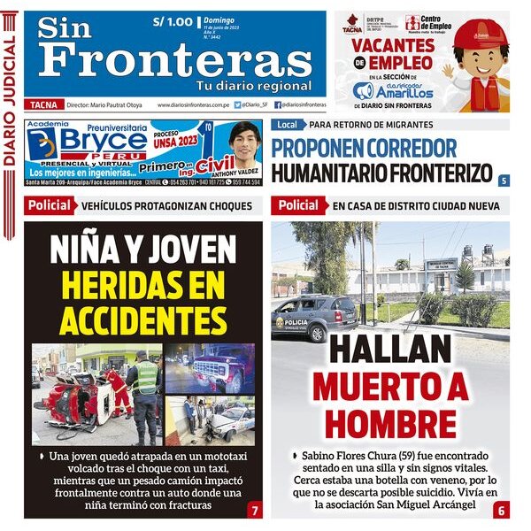  DIARIO SIN FRONTERAS TACNA 11062023