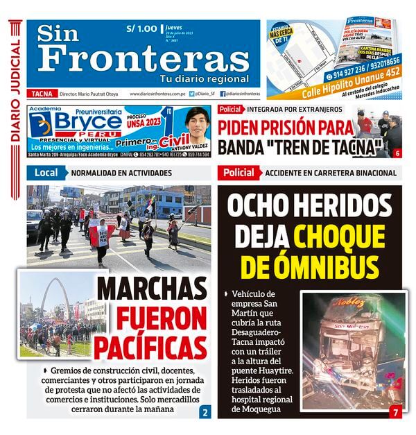 DIARIO SIN FRONTERAS