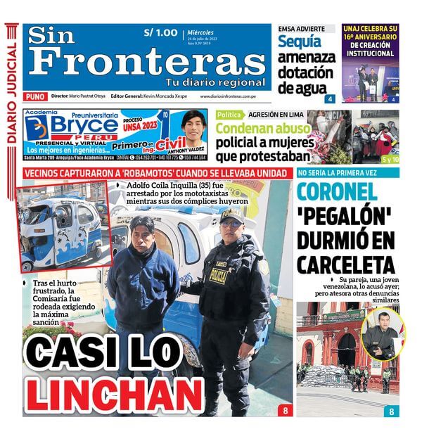 DIARIO SIN FRONTERAS