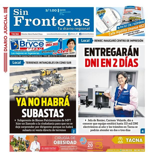 DIARIO SIN FRONTERAS