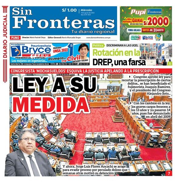  DIARIO SIN FRONTERAS PUNO 09082023