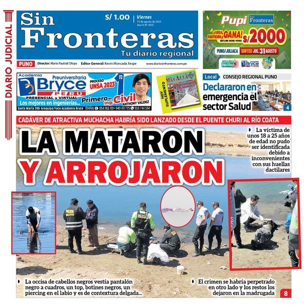  DIARIO SIN FRONTERAS PUNO 11082023