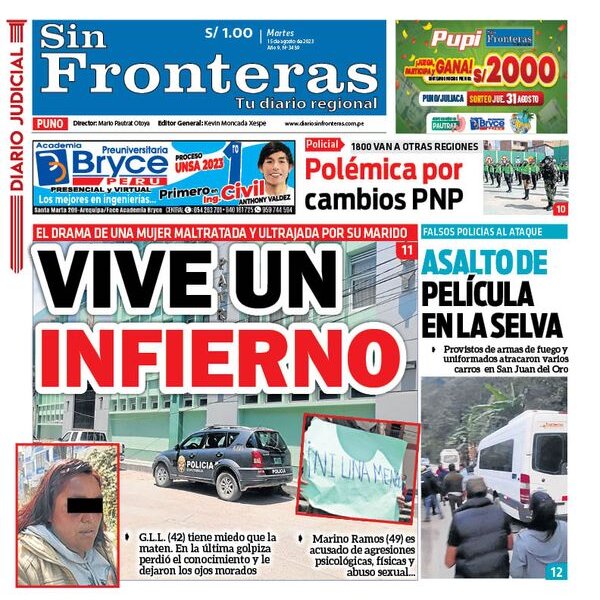  DIARIO SIN FRONTERAS PUNO 15082023