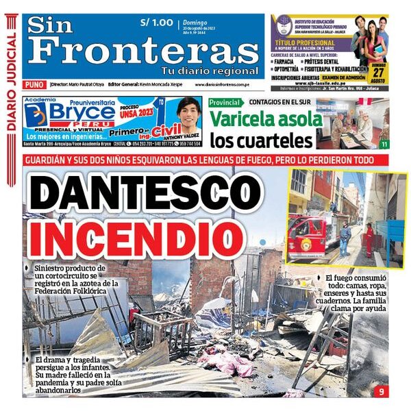  DIARIO SIN FRONTERAS PUNO 20082023