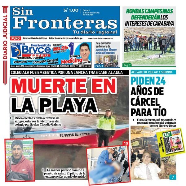  DIARIO SIN FRONTERAS PUNO 25092023