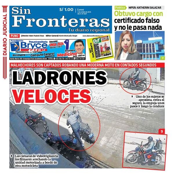  DIARIO SIN FRONTERAS PUNO 02102023