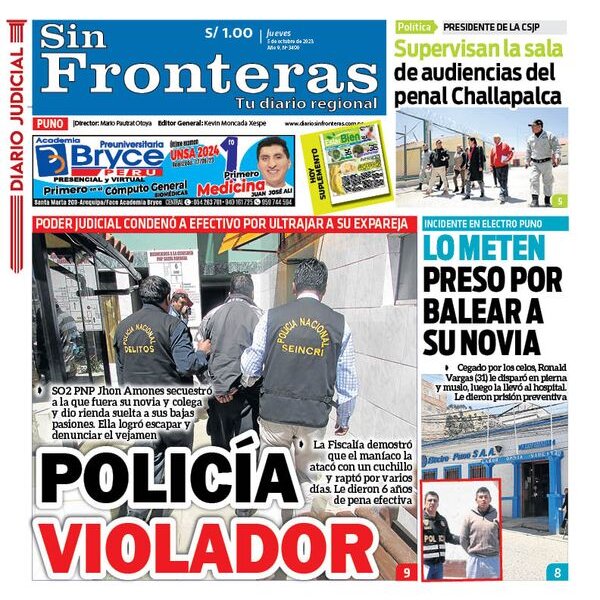  DIARIO SIN FRONTERAS  PUNO 05102023