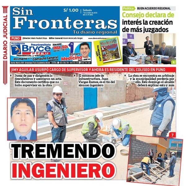  DIARIO SIN FRONTERAS PUNO 07102023