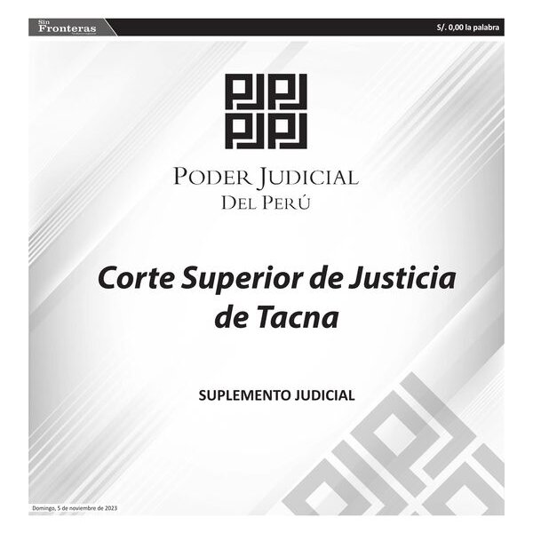  JUDICIALES TACNA 05112023