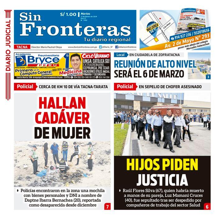 DIARIO SIN FRONTERAS