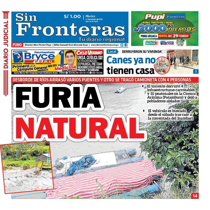 DIARIO SIN FRONTERAS PUNO