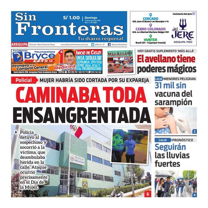 DIARIO SIN FRONTERAS AREQUIPA