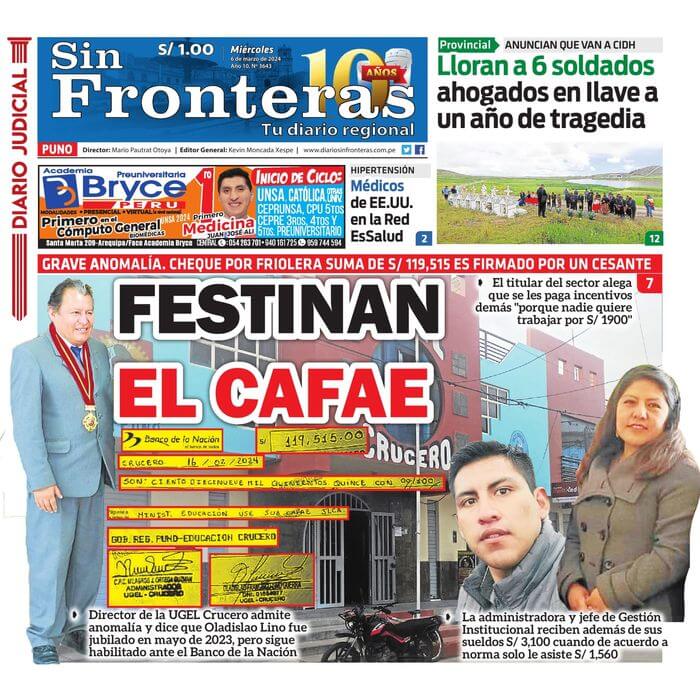 DIARIO SIN FRONTERAS PUNO