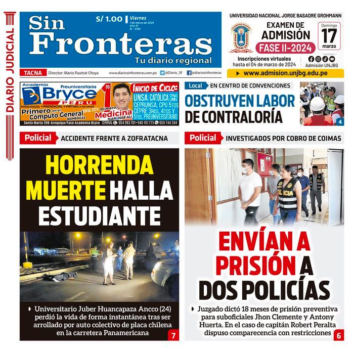 DIARIO SIN FRONTERAS