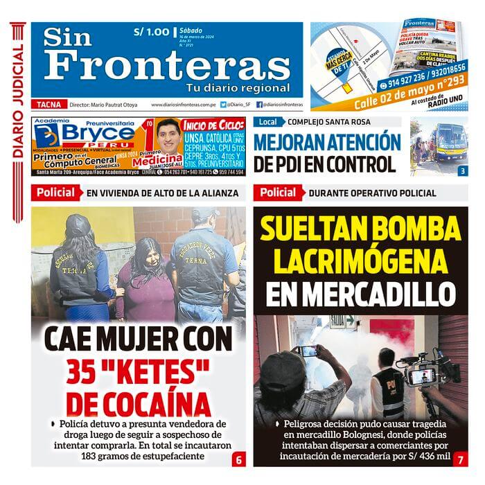 DIARIO SIN FRONTERAS TACNA