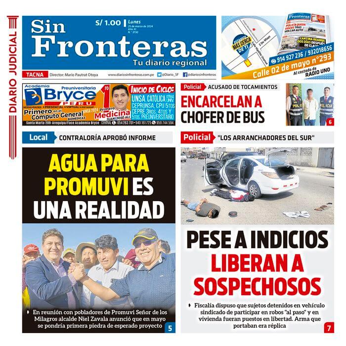 DIARIO SIN FRONTERAS TACNA