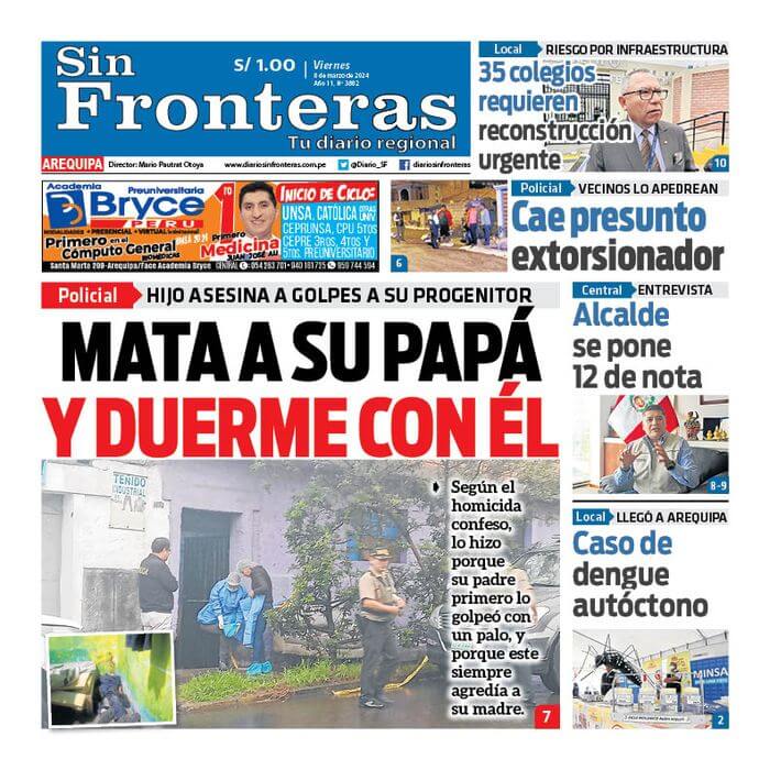 DIARIO SIN FRONTERAS AREQUIPA