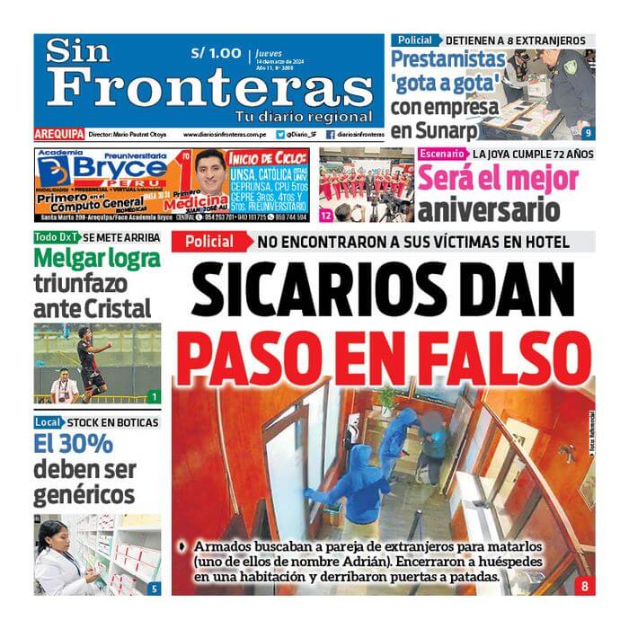 DIARIO SIN FRONTERAS AREQUIPA