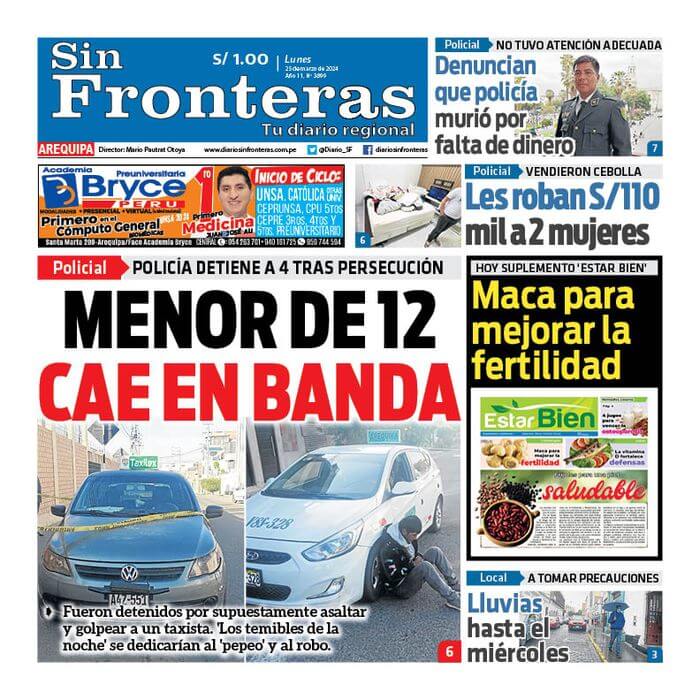 DIARIO SIN FRONTERAS AREQUIPA