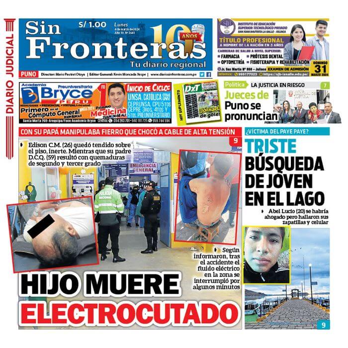 DIARIO SIN FRONTERAS PUNO