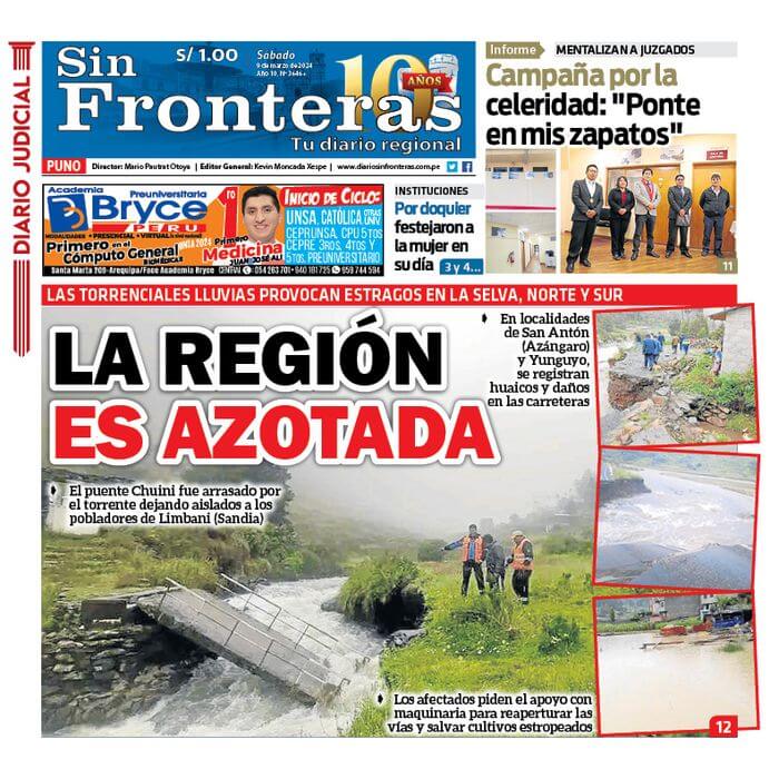 DIARIO SIN FRONTERAS PUNO