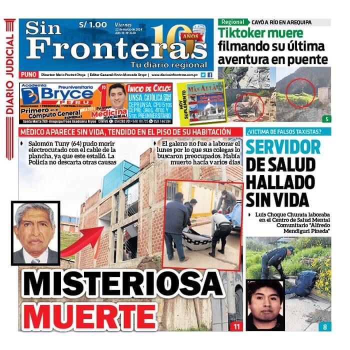 DIARIO SIN FRONTERAS PUNO