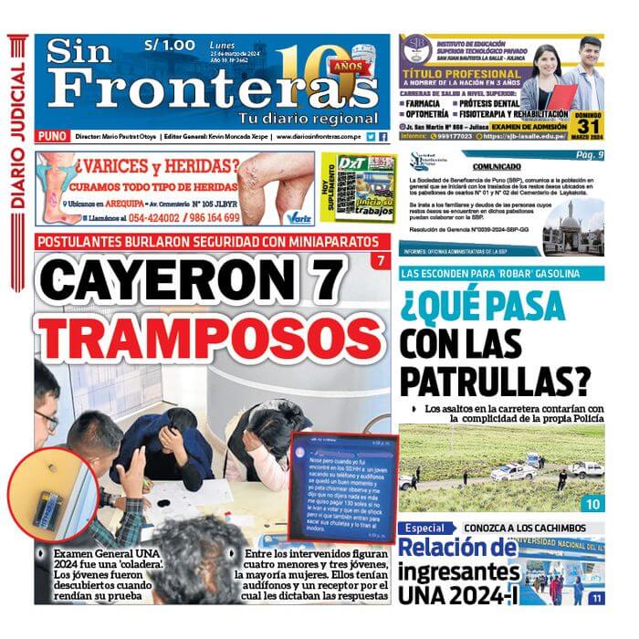 DIARIO SIN FRONTERAS PUNO