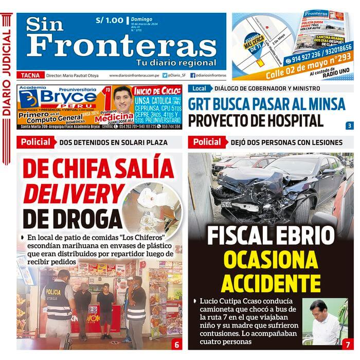 DIARIO SIN FRONTERAS TACNA