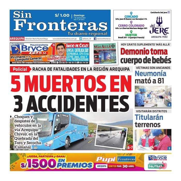 DIARIO SIN FRONTERAS AREQUIPA