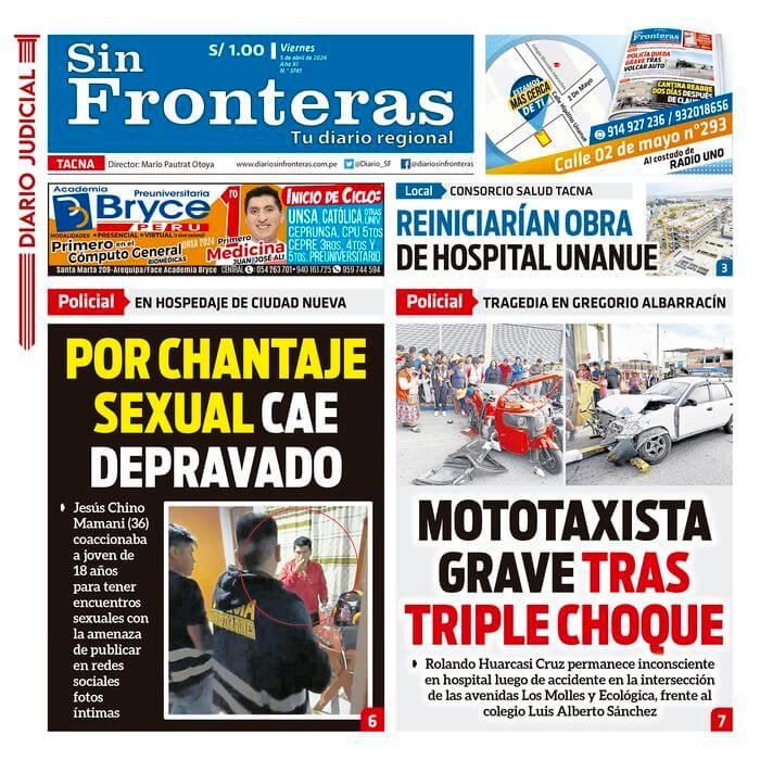 DIARIO SIN FRONTERAS TACNA