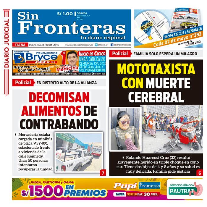 DIARIO SIN FRONTERAS TACNA