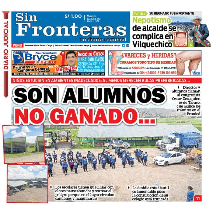 DIARIO SIN FRONTERAS PUNO