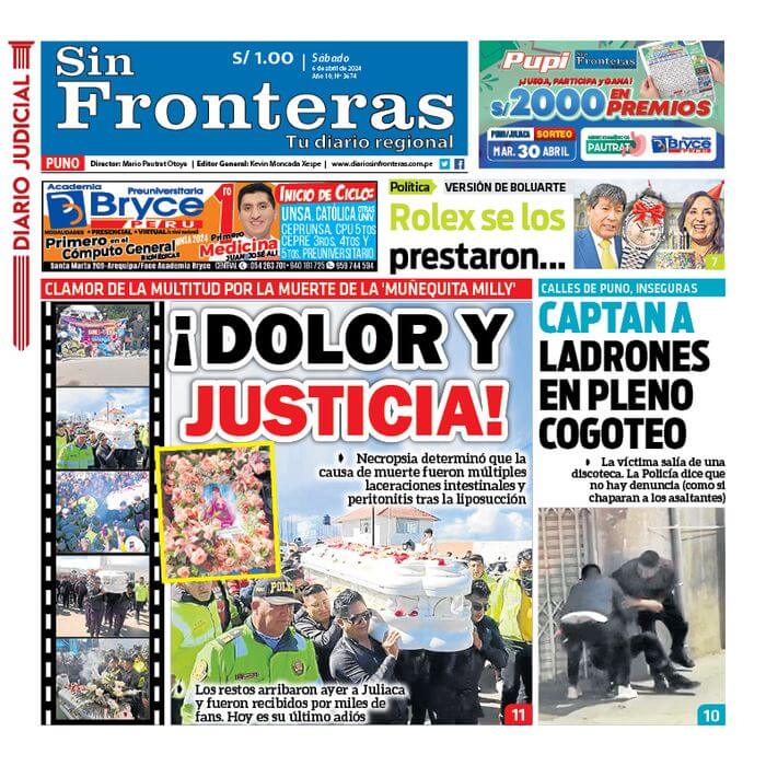 DIARIO SIN FRONTERAS PUNO