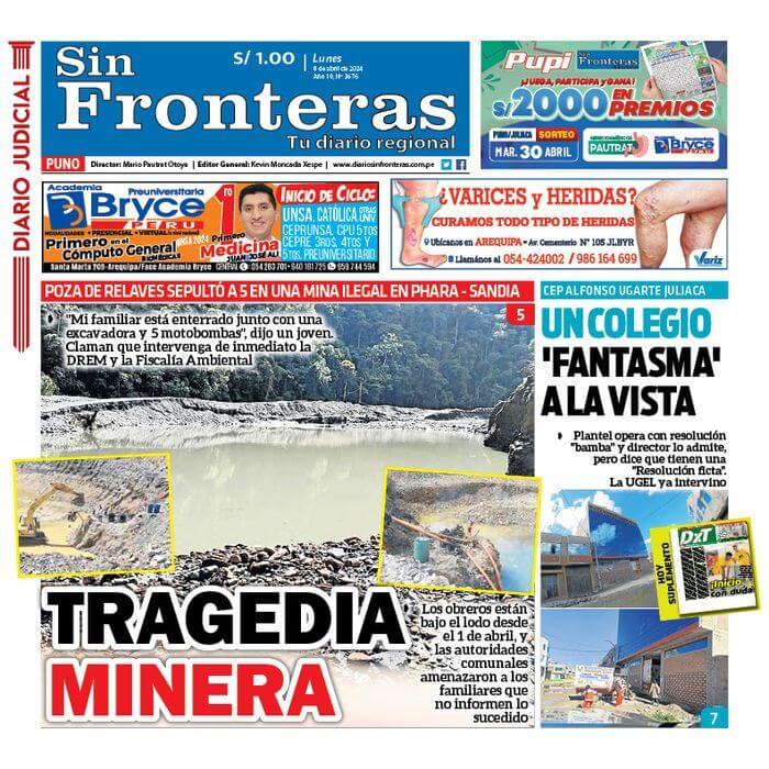 DIARIO SIN FRONTERAS PUNO