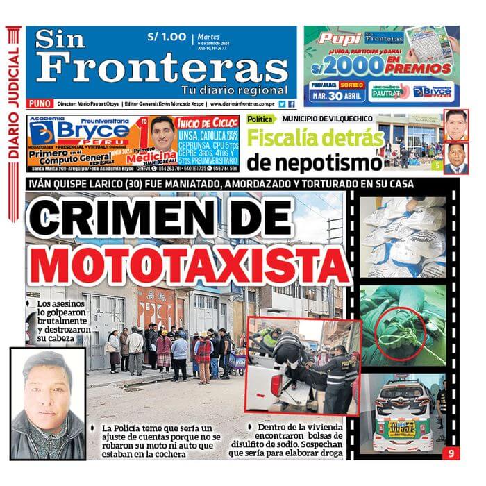 DIARIO SIN FRONTERAS PUNO