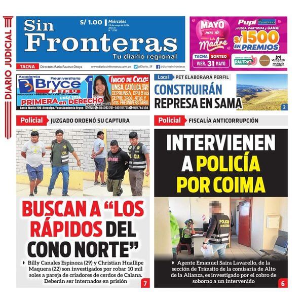 DIARIO SIN FRONTERAS TACNA