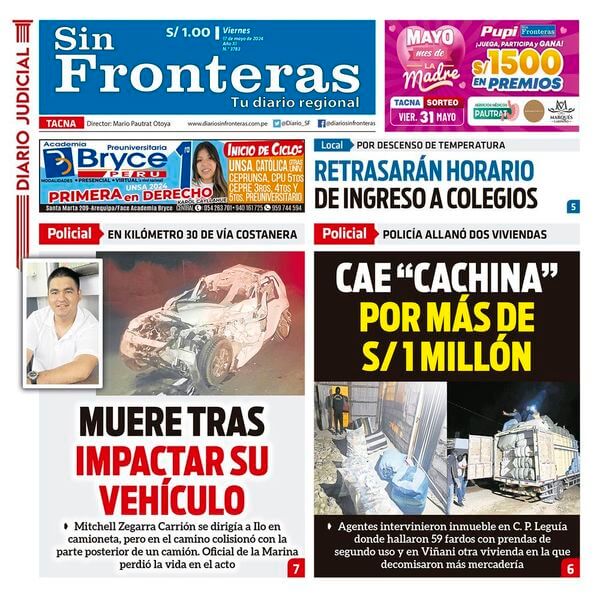 DIARIO SIN FRONTERAS TACNA