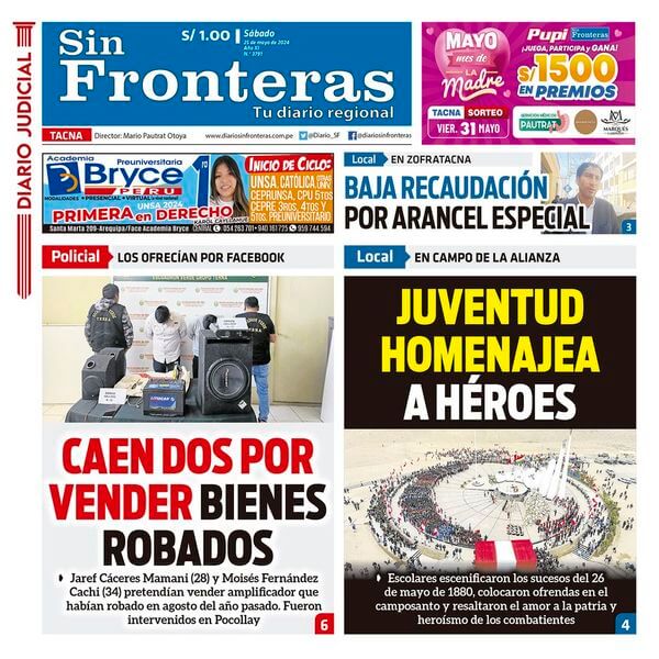 DIARIO SIN FRONTERAS TACNA