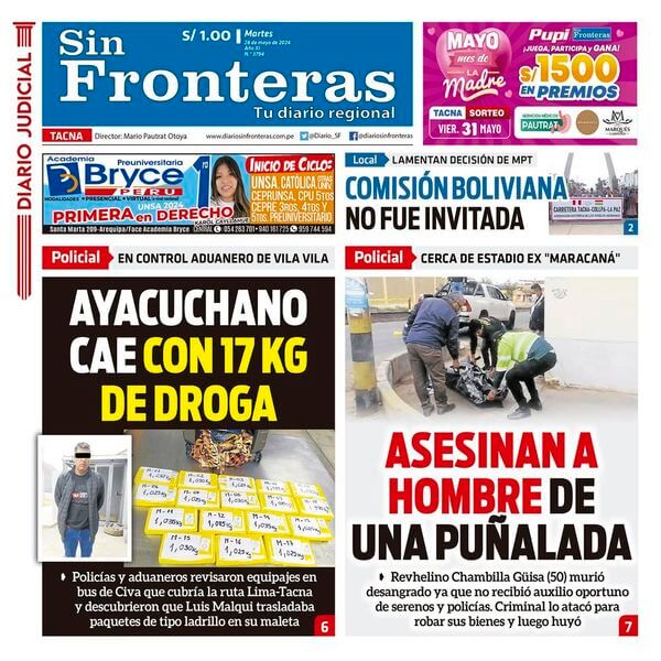 DIARIO SIN FRONTERAS TACNA