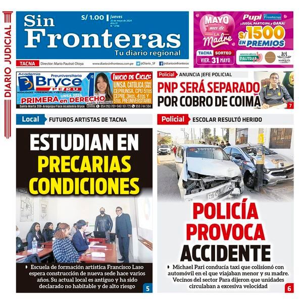 DIARIO SIN FRONTERAS TACNA